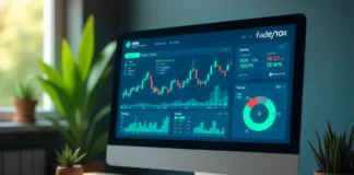 Trade 1000 Urex AI crypto trading dashboard showing Bitcoin charts and automated trading interface on computer screen